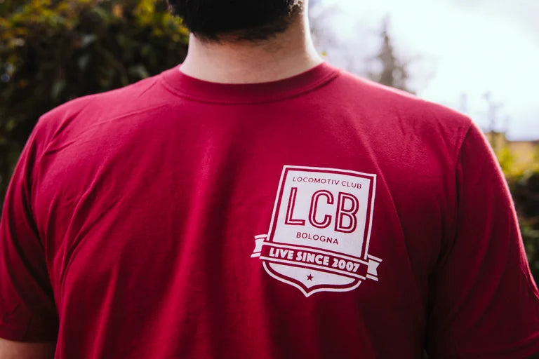 T-SHIRT COLLEGE - ROSSA